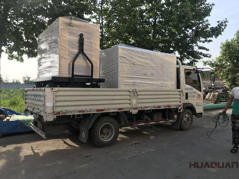 一臺SR50GF移動拖車柴油發電機組在6.22號發往河南省