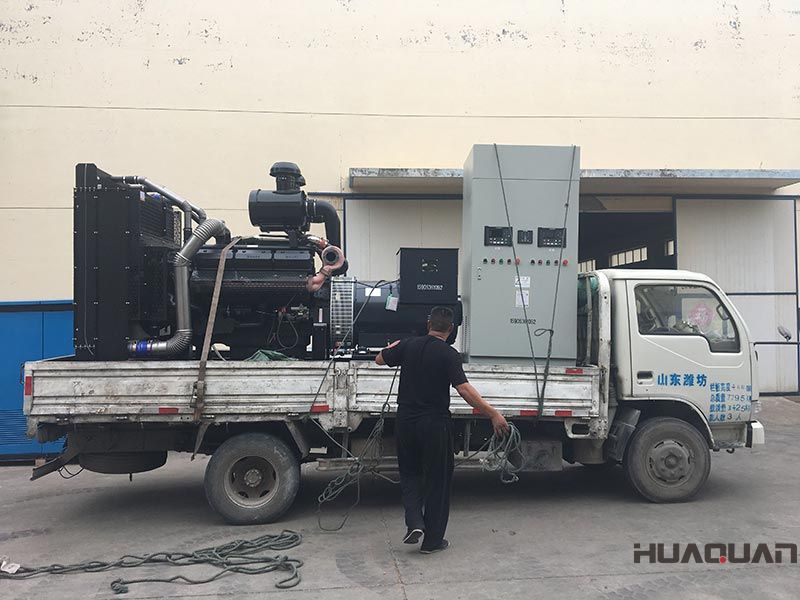 兩臺自動化發電機組在6.27號分別發往江蘇省、河南省