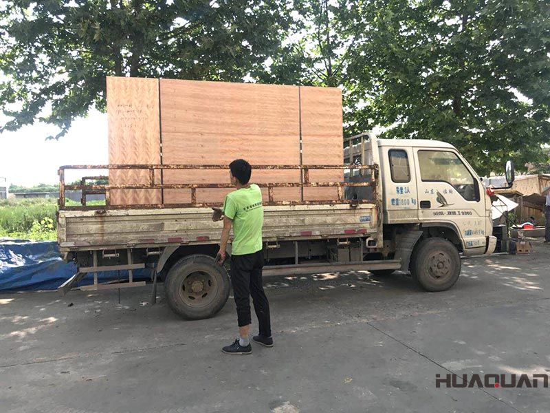 一臺HQ100GF標配柴油發電機組在6.27號發往山東省臨朐縣