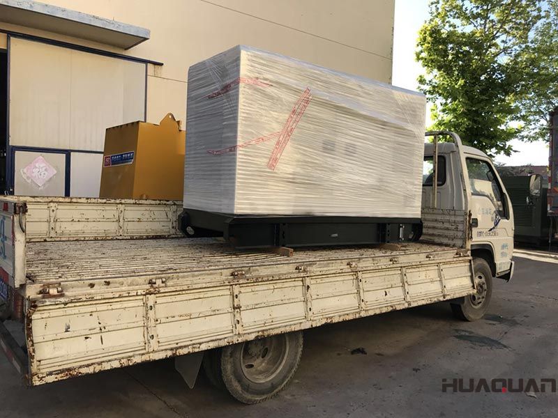 華全6.7號發貨啦，HQ50GF靜音箱柴油發電機組發往甘肅省白銀市