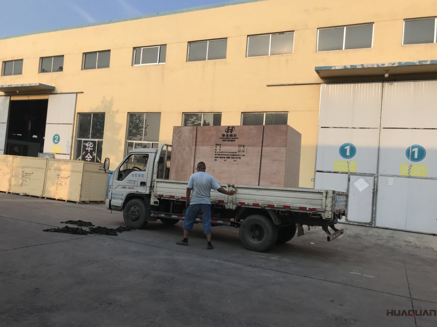 王先生的一臺標配型柴油機已于7月23號發往上海