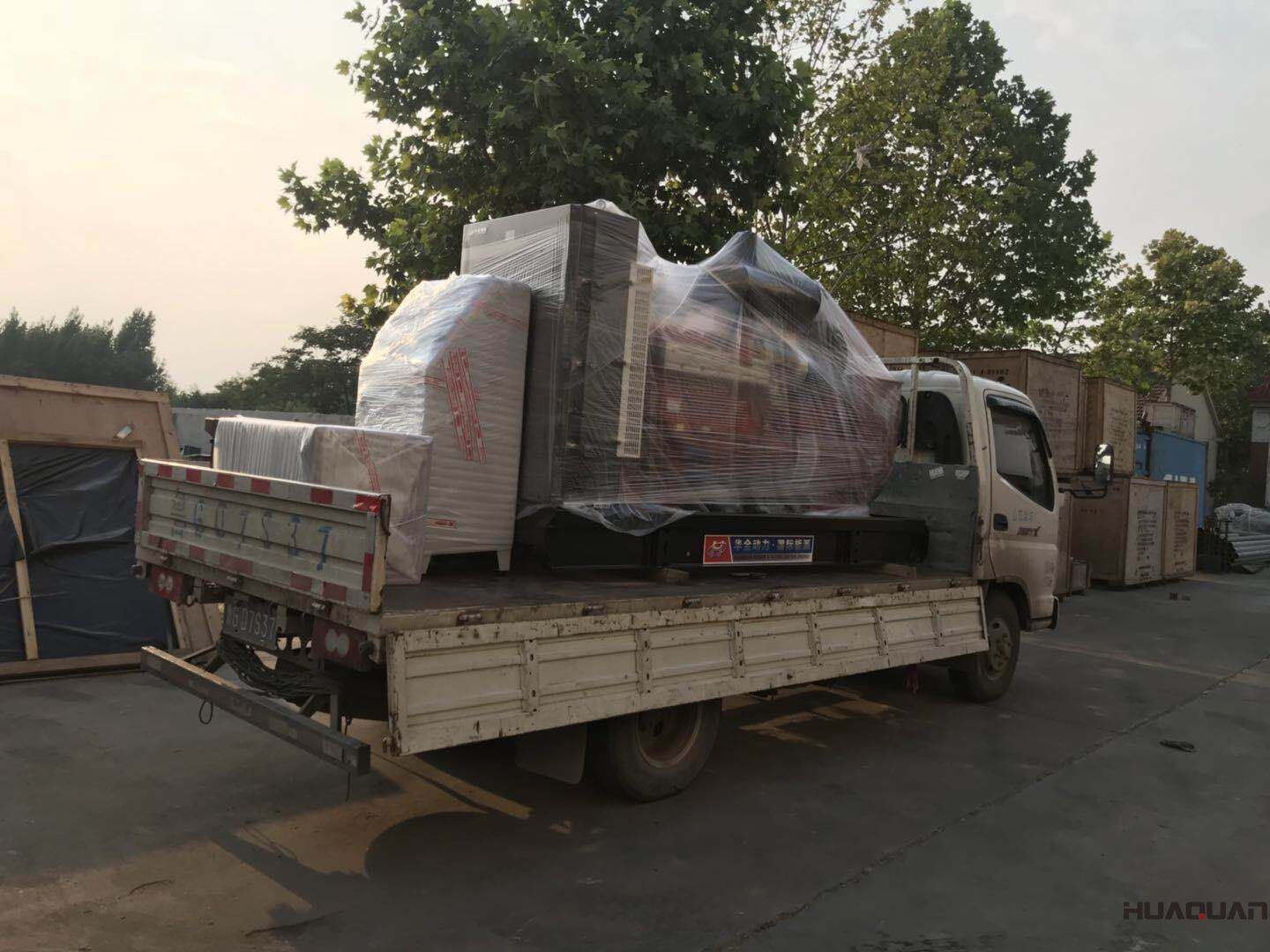 一臺120kw自動化柴油發電機組于8月4日順利發往江西