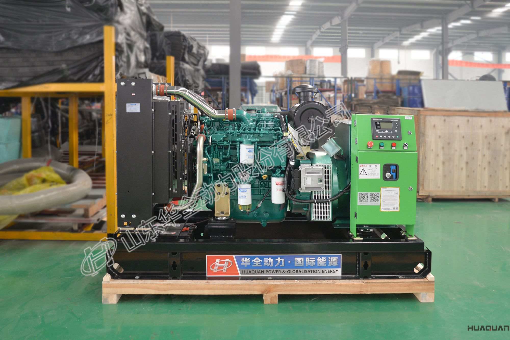 華全動力30kw標配柴油水泵機組于3月21日成功發往山東省