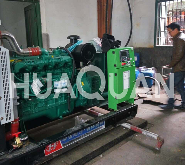 天津大沽南路550kW發(fā)電機組電站項目